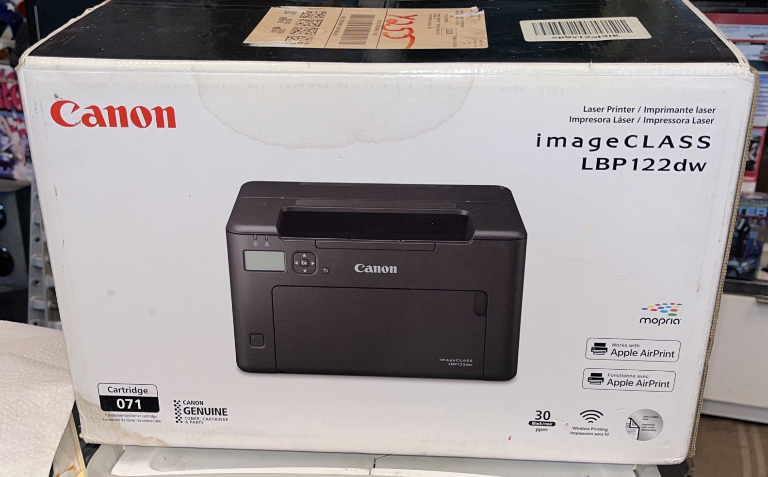 Canon imageCLASS LBP122dw Wireless Duplex Monochrome Laser Printer, Black