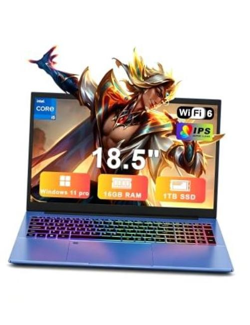 18 inch laptop computer, 2026 gaming laptop window 11 pro, 10th Gen Core i5,