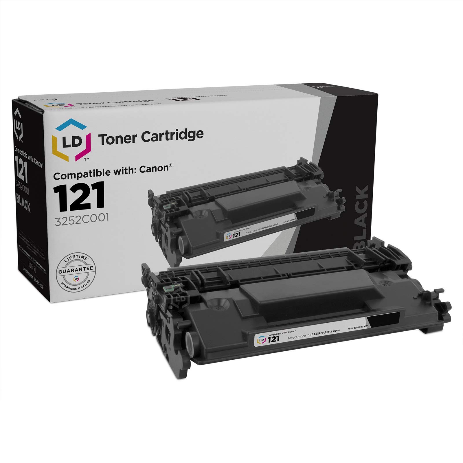 LD Compatible Canon 121 / 3252C001 HY Black Toner for imageCLASS D1620, D1650
