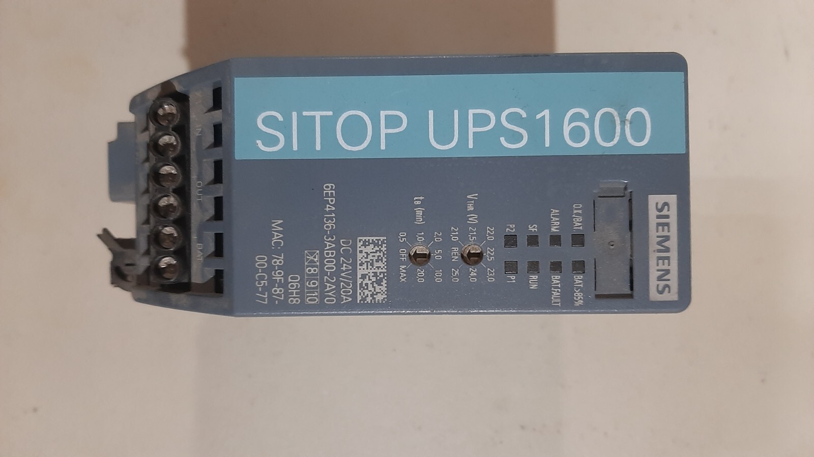 Siemens SITOP UPS1600 Power Supply