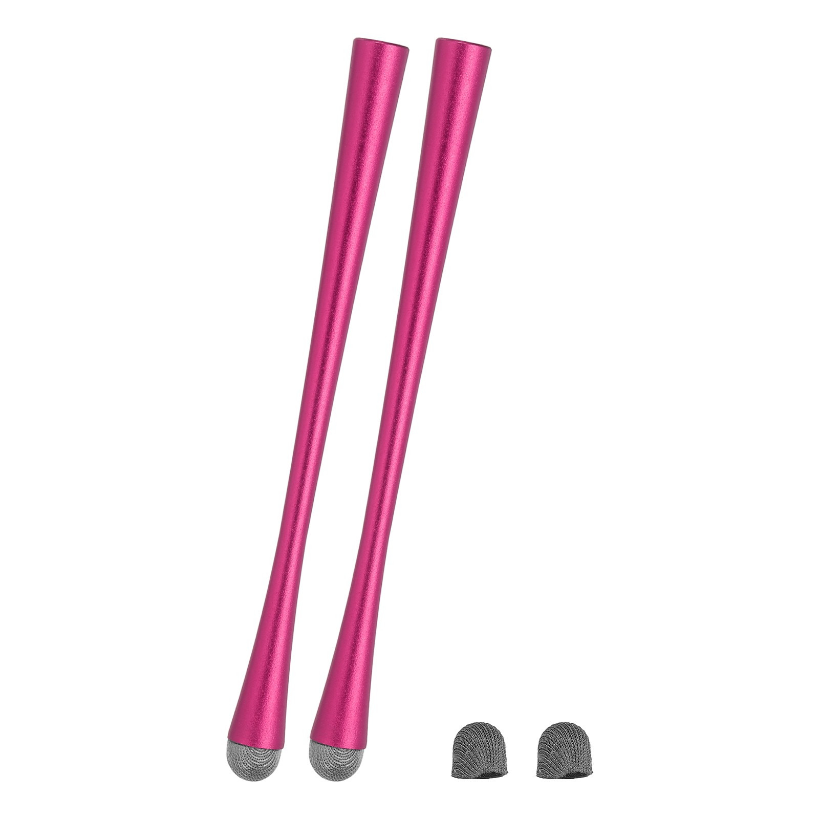 2 Pcs Slim Waist Stylus Pens for Touch Screens, Universal Capacitive Stylus, Red