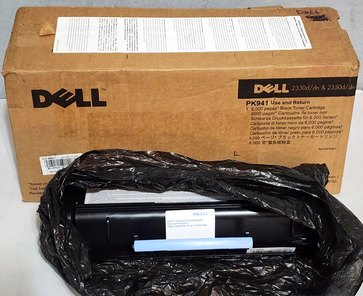 Dell PK941 Black High Yield Toner Cartridge 2330D/DN Genuine New Open Box
