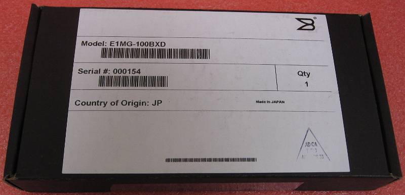 NEW BROCADE/FOUNDRY E1MG-100BXD  100BASE-BX-D SFP NEW SEALED 80xAvailable