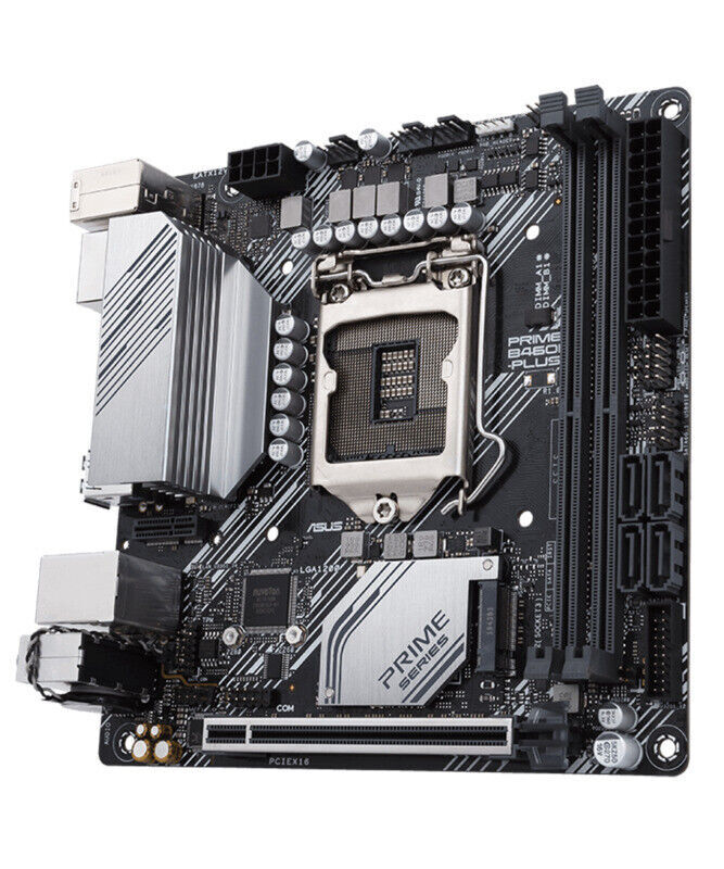 ASUS PRIME B460I-PLUS Motherboard Intel B460 LGA 1200 2 x DDR4 M.2 Mini ITX HDMI