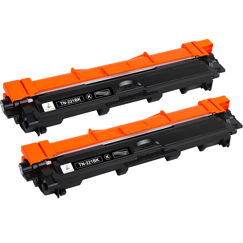 2PK TN221 TN221BK Toner Cartridge For Brother MFC-9130CW MFC-9330CDW MFC-9340CDW