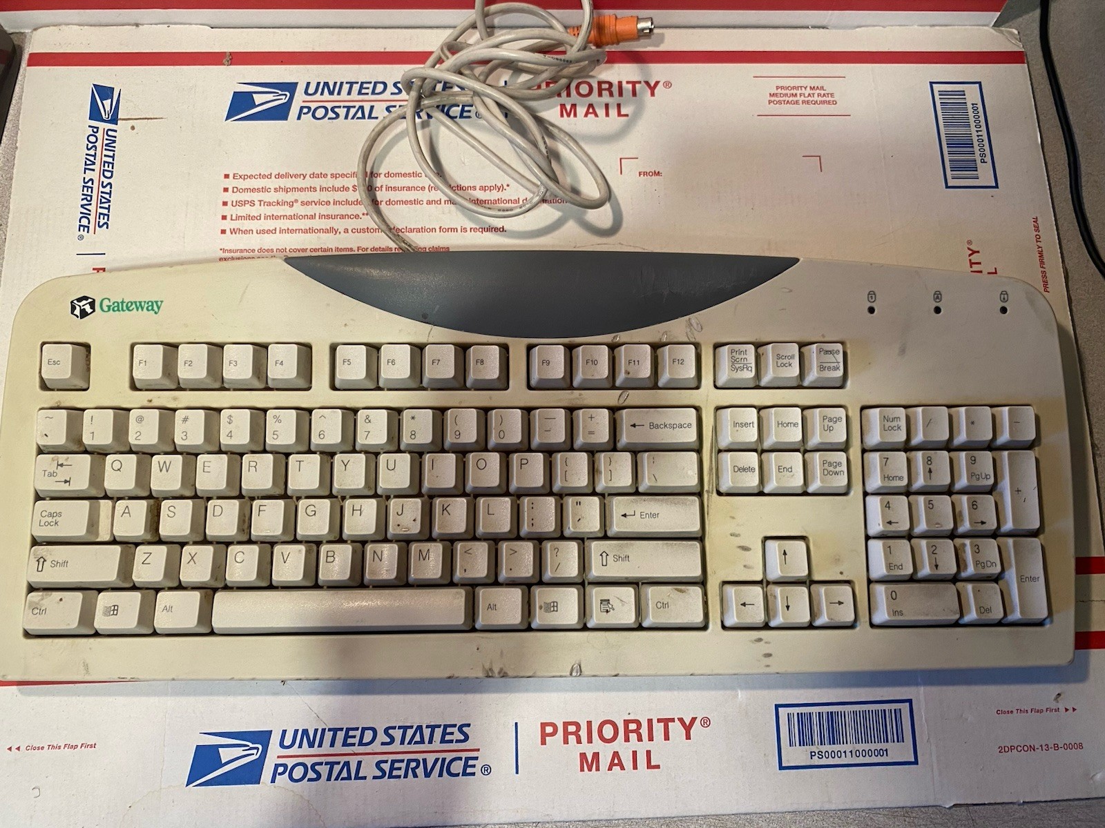 Vintage Gateway Keyboard Model Sk-9921 Original Oem Multifunctional Keyboard