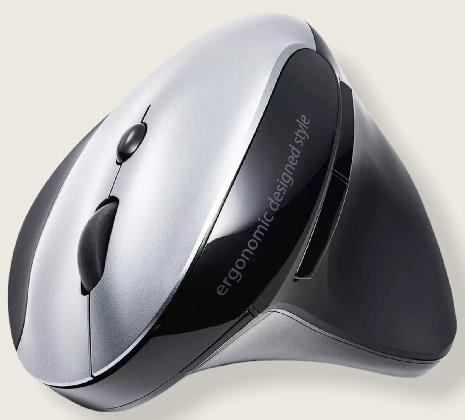 SANWA 2.4G Wireless Ergonomic Mouse, Rechargeable Vertical Mice, Silent Noisele