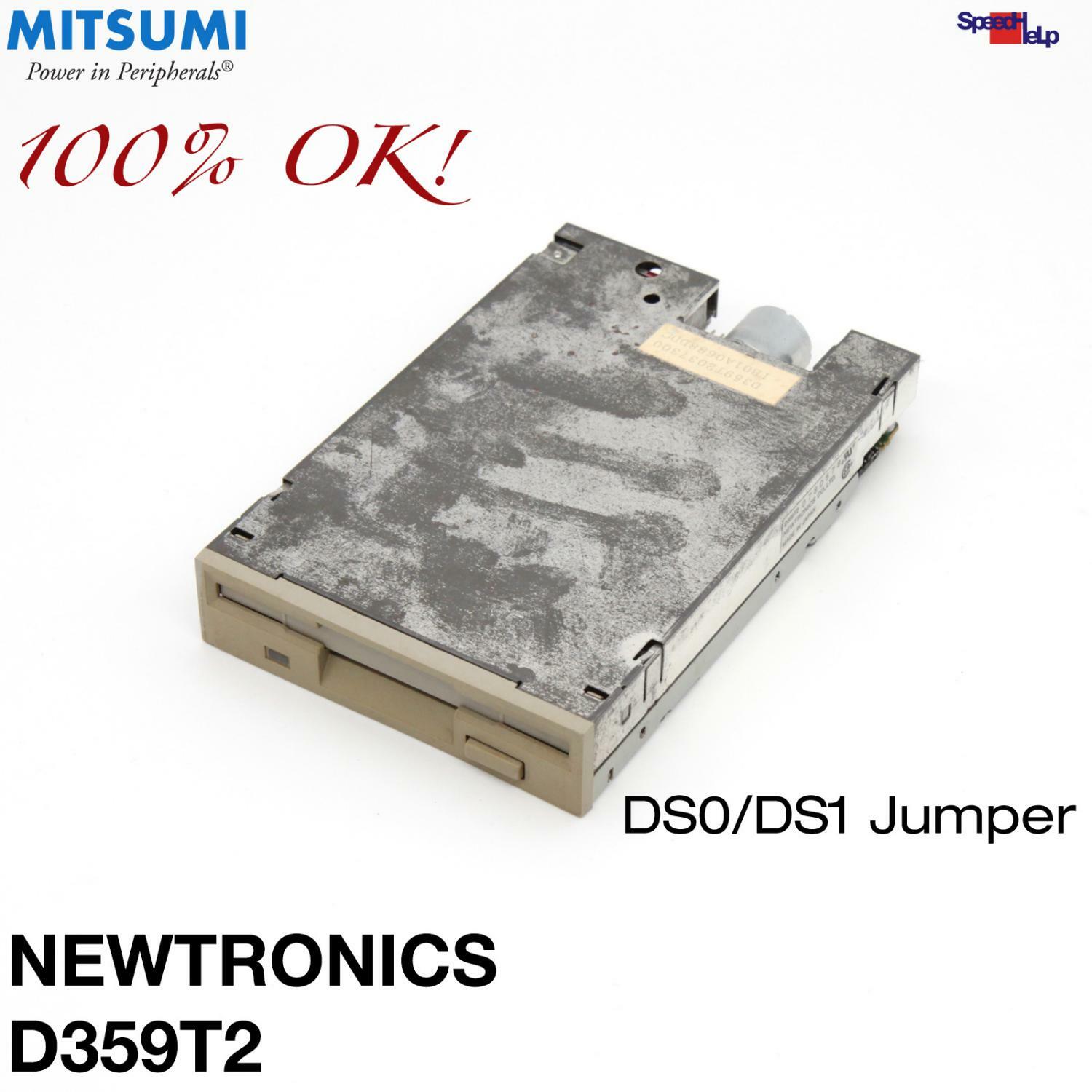 MITSUMI NEWTRONICS DT359T2 3.5" 1.44MB FDD FLOPPY DRIVE DISK DRIVE JUMPER DS0