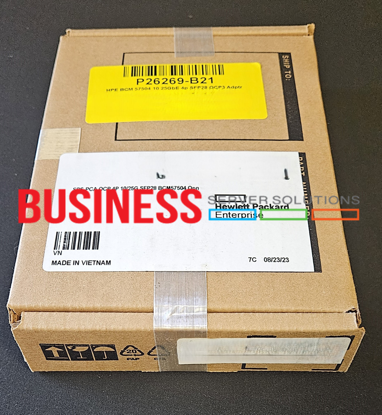 HPE BCM 57504 10 25GbE 4p SFP28 OCP3 Adptr P26269-B21