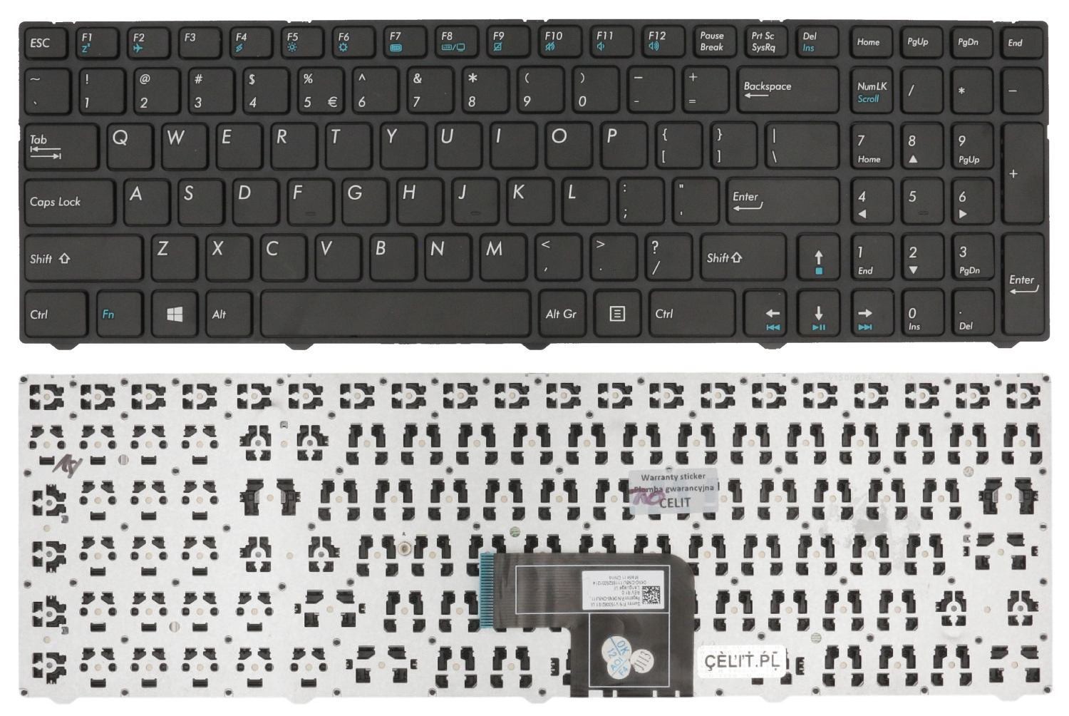 Original US KEYBOARD FOR MEDION AKOYA E6429 E7416 E7423 E6431 E7223T E7227T US