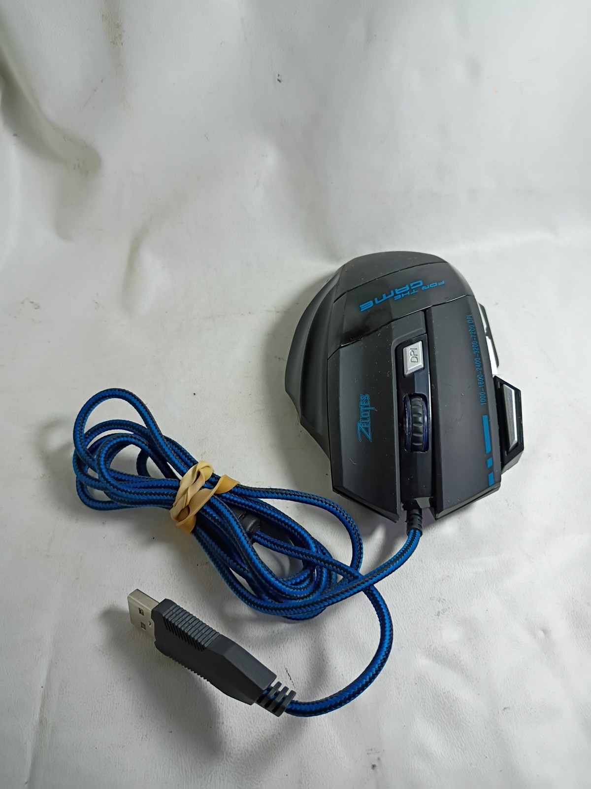 Zelotes T-80 Big Mac Wired USB Optical Gaming Mouse Color Changing Lights