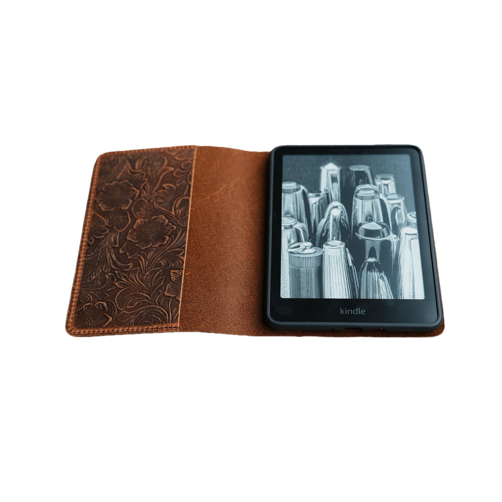 Personalized Leather kindle paperwhite 6 case 12th gen, Kindle paperwhite Kin...