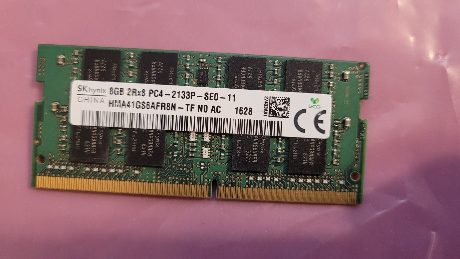 Skhynix 8GB PC4 2133 DDR4 2133MHz PC4 17000 2Rx8 1.2V CL15 Laptop Ram Memory
