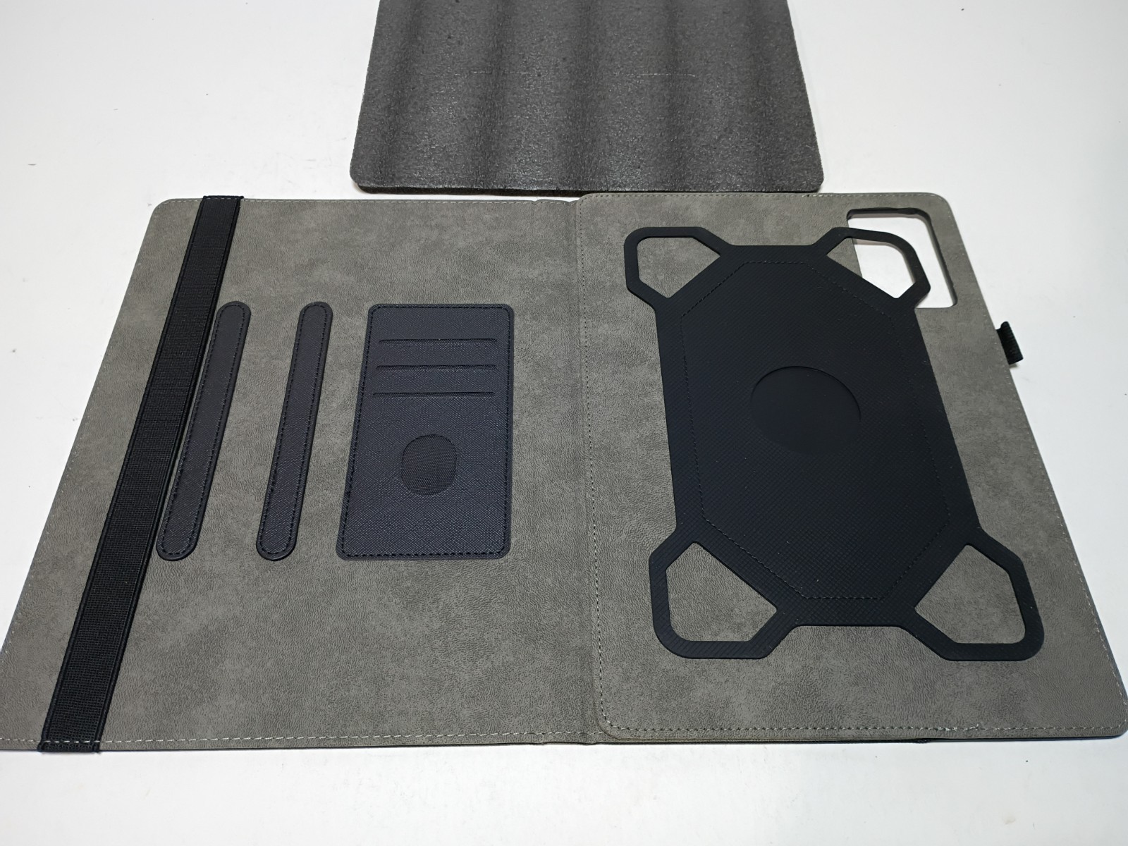 Case for 10 Inch Tablet, Protective Folio Stand with Strap and Card Slots