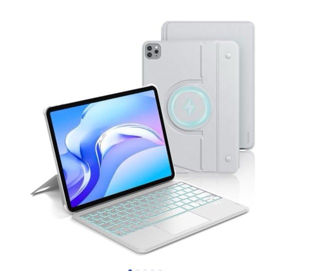 Nillkin Slim Folio Keyboard Case for iPad A16 11th 10th, 11 inch IPad Grey