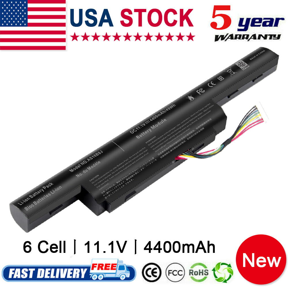 AS16B5J Laptop Battery for Acer Aspire E5-575G F5-573G Series 15.6" AS16B8J