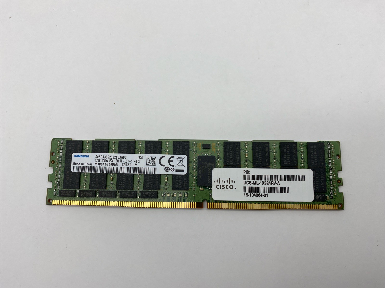 Samsung 32GB 4DRx4 PC4-2400T-LD1-11 Server RAM M386A4G40DM1-CRC5Q