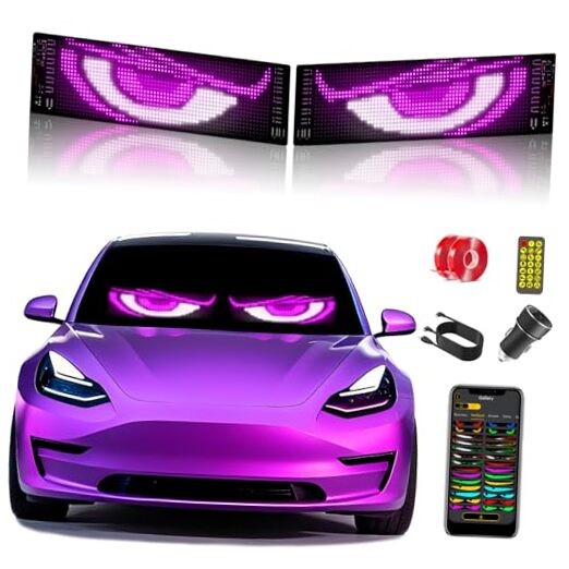 Devil Eyes Light for Cars (2-Pack) – 15''x4'' Dual LED Eyes for 15x4 Inch-2PCS