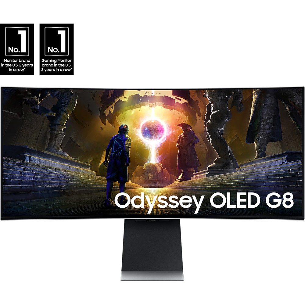 Samsung 34-inch Odyssey OLED G8 (G85SD) Ultra-WQHD Curved Gaming Monitor - Open