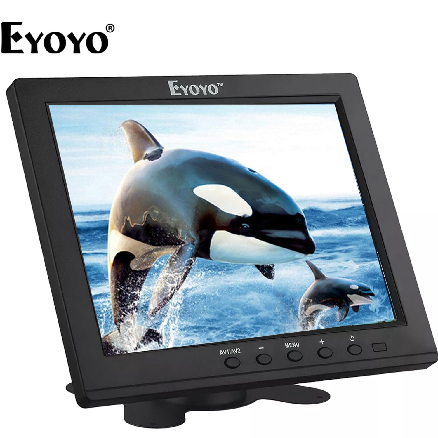 Eyoyo HD 8" TFT LCD Monitor 1024*768 VGA BNC Video Audio HDMI Fr CCTV screen PS4
