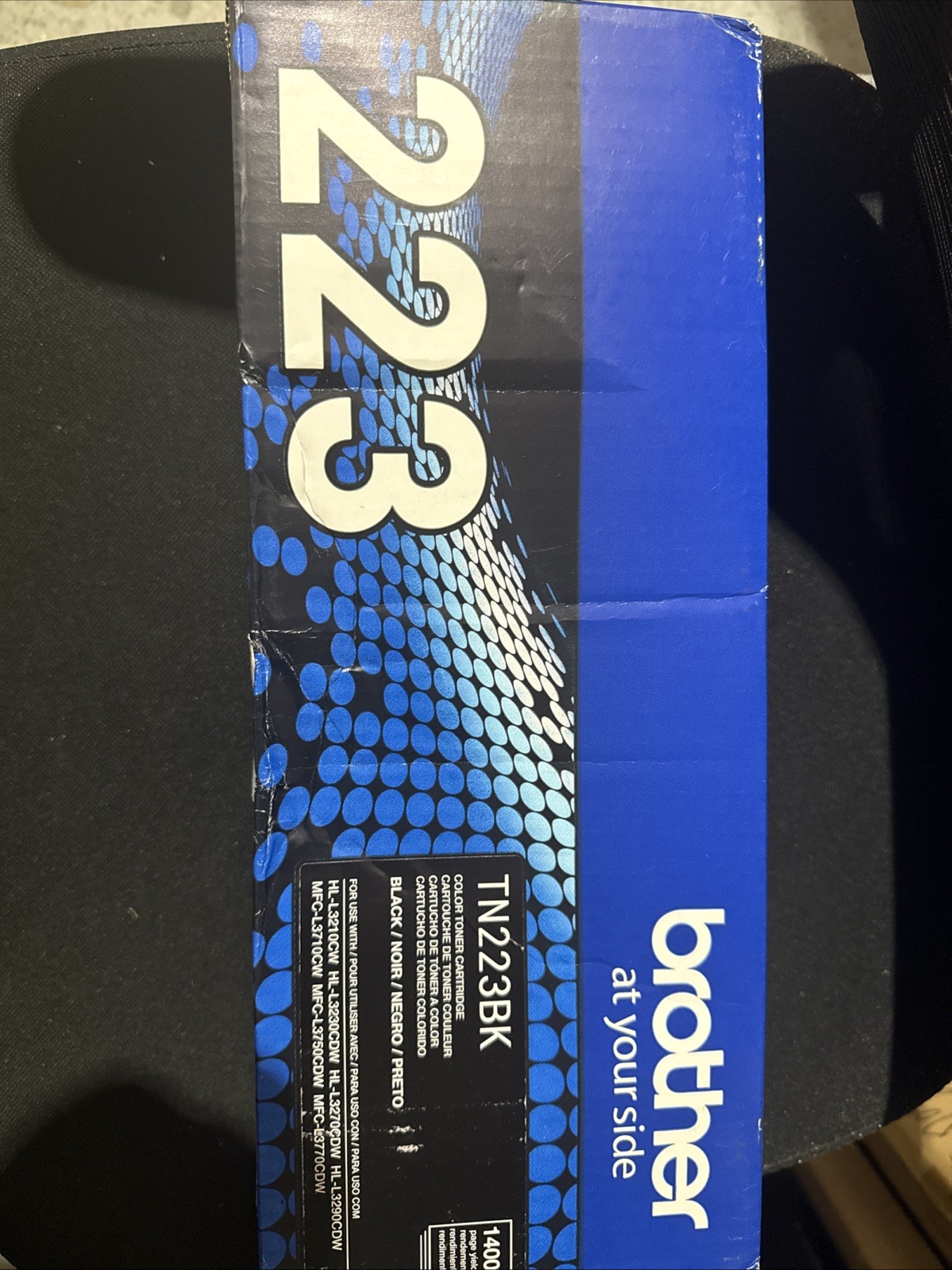 Genuine OEM Brother TN223 Black Toner TN-223 TN223BK - SEALED