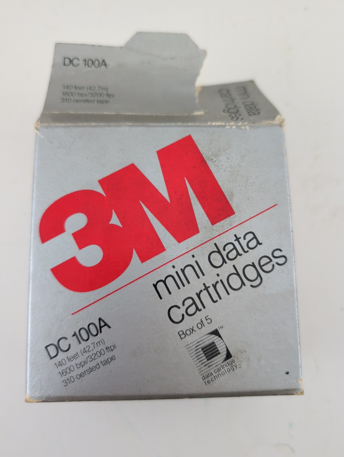 3M DC 100A Mini Data Cartridges New Box of 5 sealed .67 Mbytes
