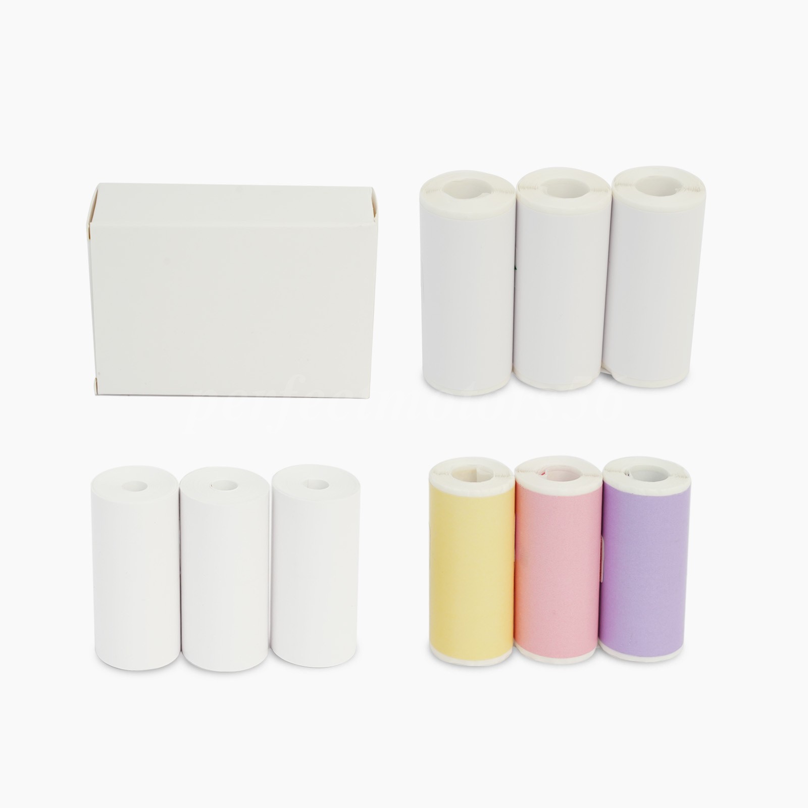 Portable Mini Pocket Thermal Printer Wireless Bluetooth Label Maker +multi paper