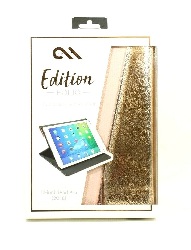 Case-Mate Edition Folio Case for Apple iPad Pro 11-inch (2018) - Rose Gold - NEW
