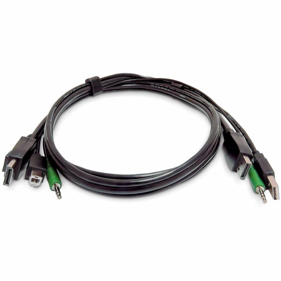 StarTech 10ft 3m Dual-DisplayPort KVM Cable USB 2.0 3.5mm Audio Universally