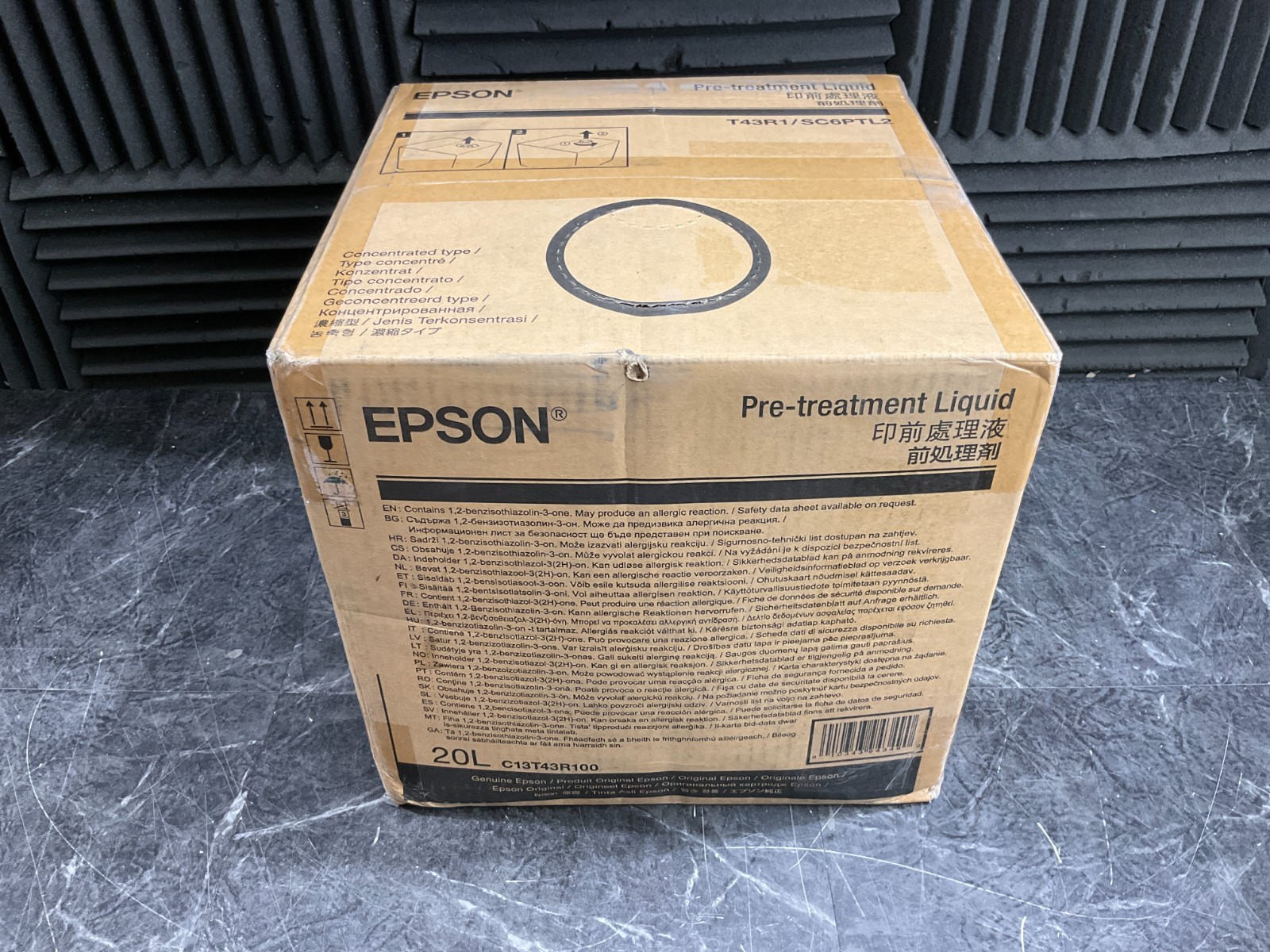 Epson Cotton Pre-Treatment Fluid 20 liter concentrate C13T43R100 💚❤️💚❤️💚 NEW