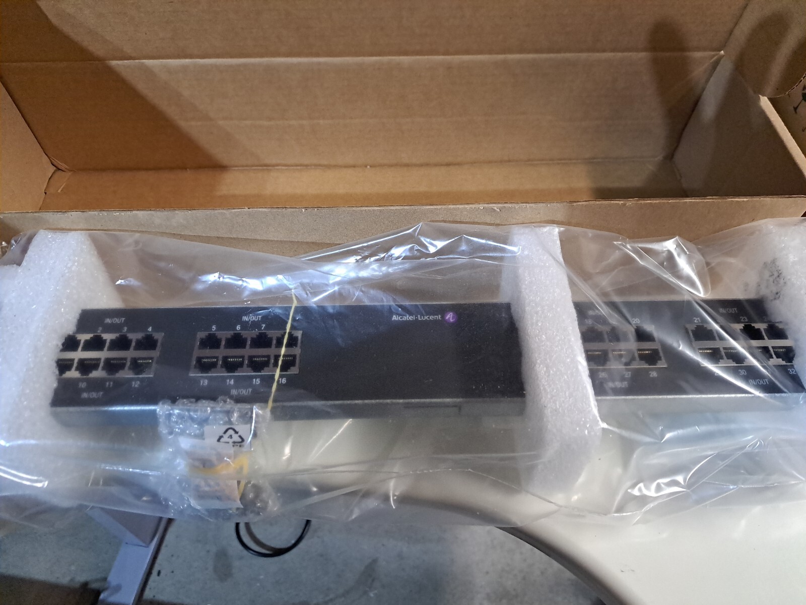 ALCATEL LUCENT  32 PORT BREAKOUT PANEL T1/EI 100/120 OHM RJ45 3HE03394AA
