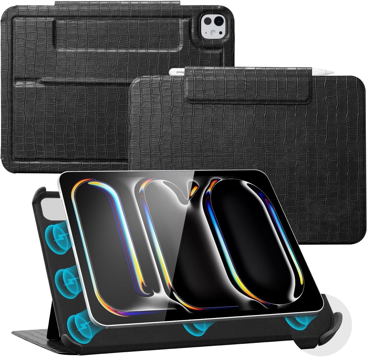 CoBak Magnetic Case with Stand for iPad Pro 11 Inch (M4/M5) 2024/2025 T3-1