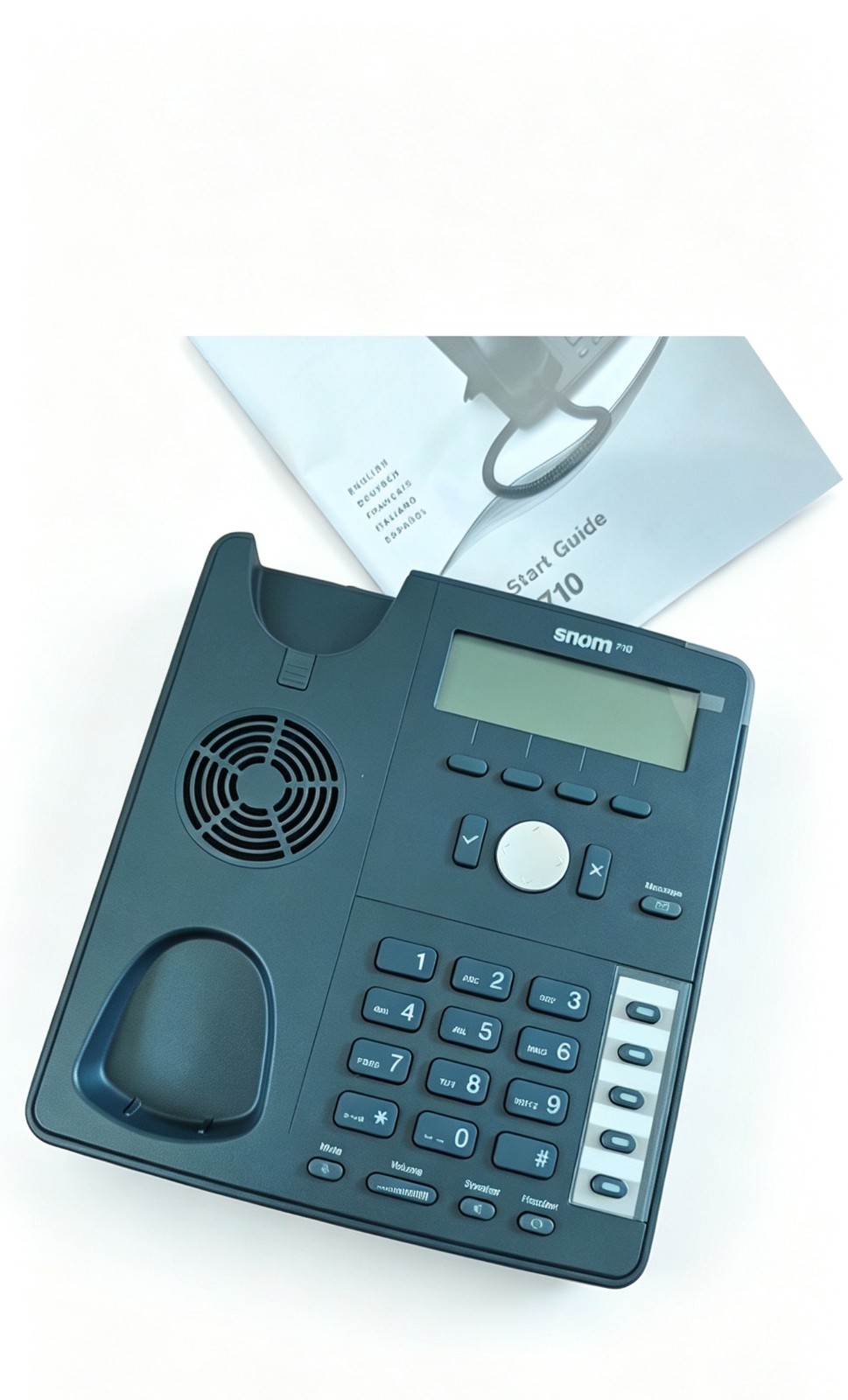 New Snom 710 IP Deskphone 4-Line Office VoIP Telephone In Original Box