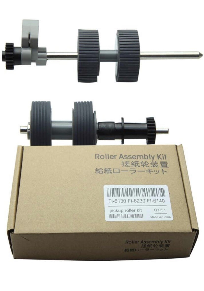PA03540-0001 Brake Roller & PA03540-0002 Pick Roller for Fujitsu Scanner Fi-6130