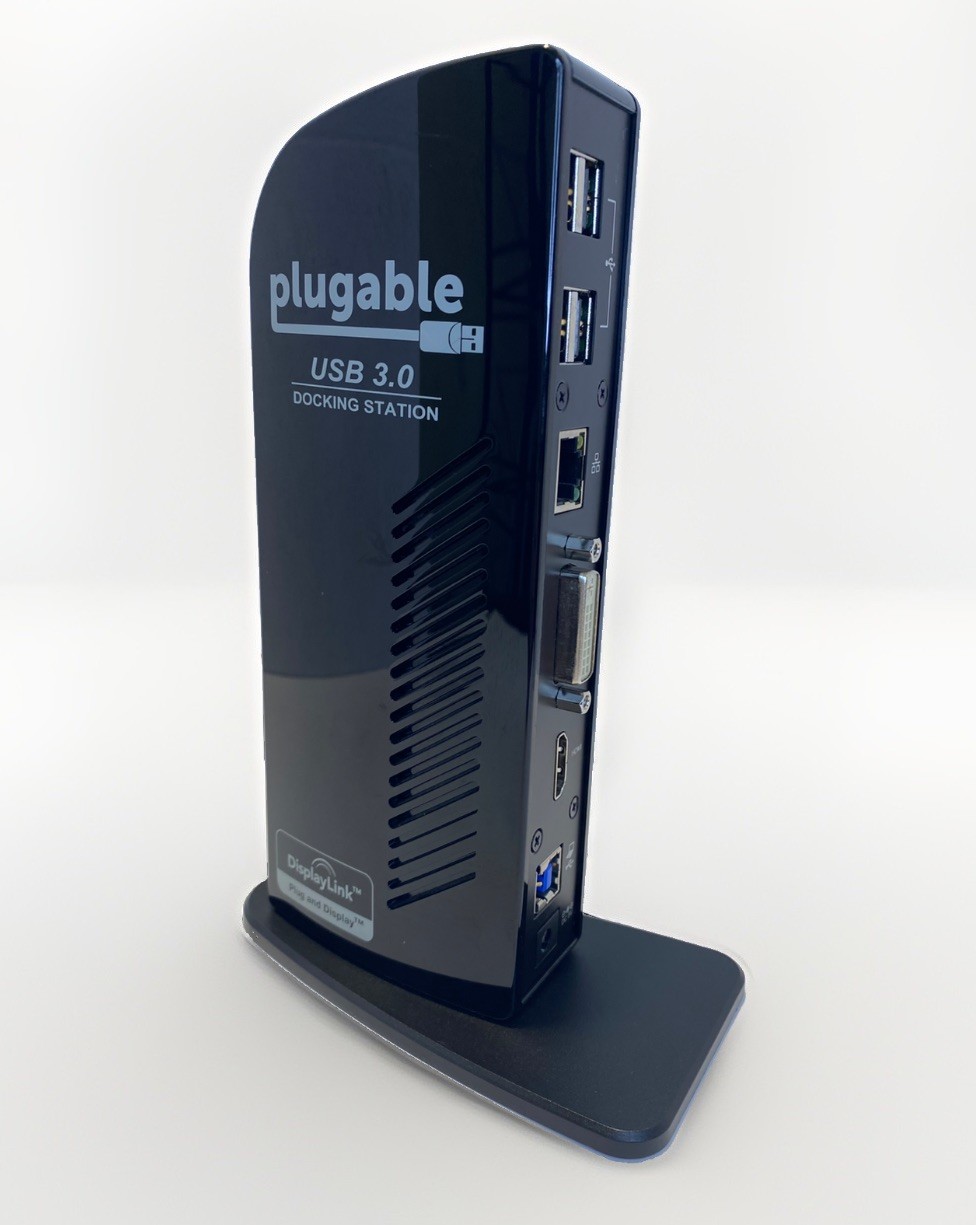 Plugable Universal Laptop Docking Station Dual HDMI Monitor Windows (UD-3900)
