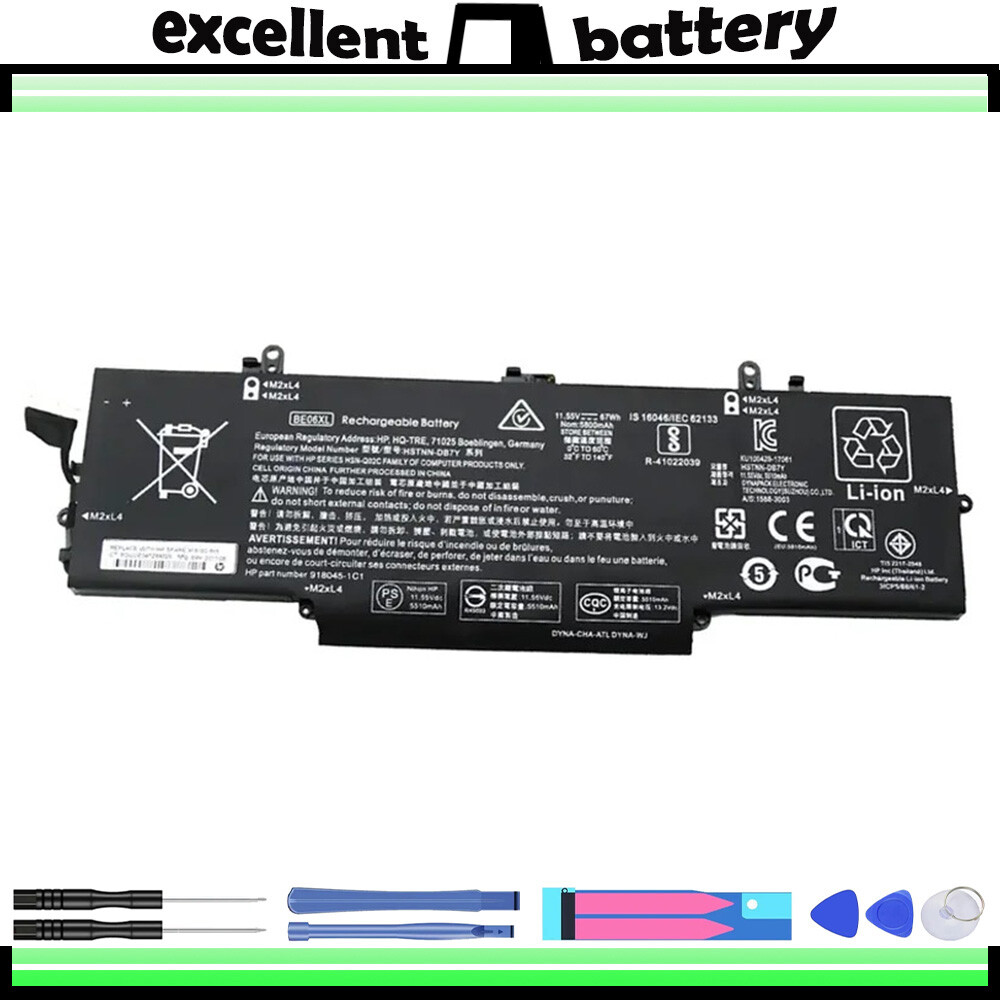 BE06XL Battery for HP Elitebook 1040 G4 Series HSTNN-1B7V HSTNN-IB7V 6Cell New