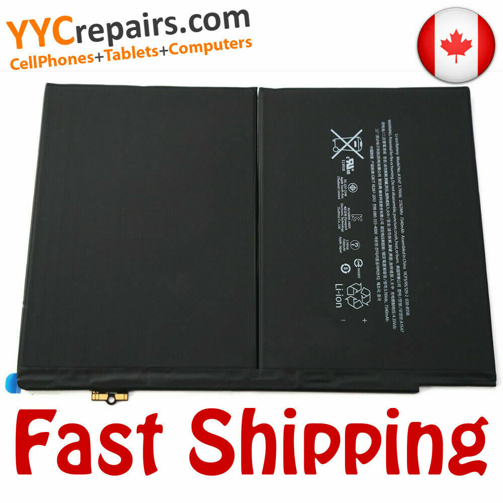 New Replacement OEM Battery For iPad Air 2 7340 mAh A1547 A1566 A1567 + Adhesive
