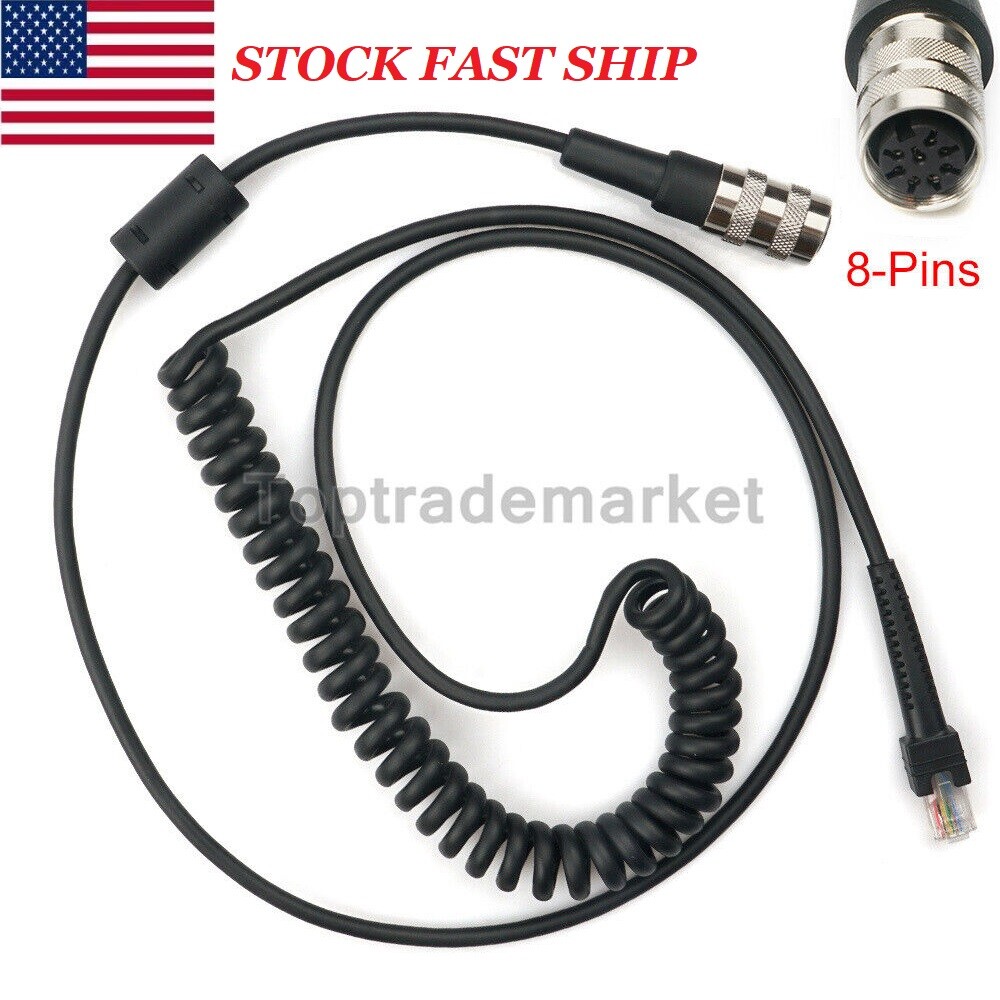 8Pin Scanner Cable For  Symbol LS3408 To VC5090 DS3508 25-71917-02R US