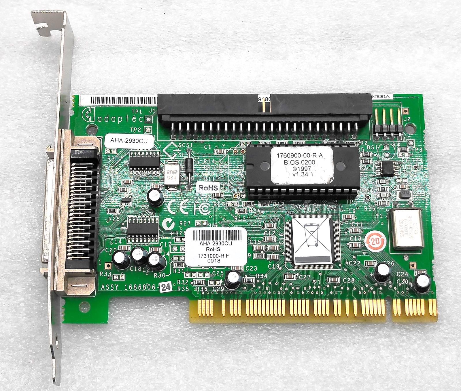 ADAPTEC AHA-2930CU PCI SCSI CONTROLLER MODULE
