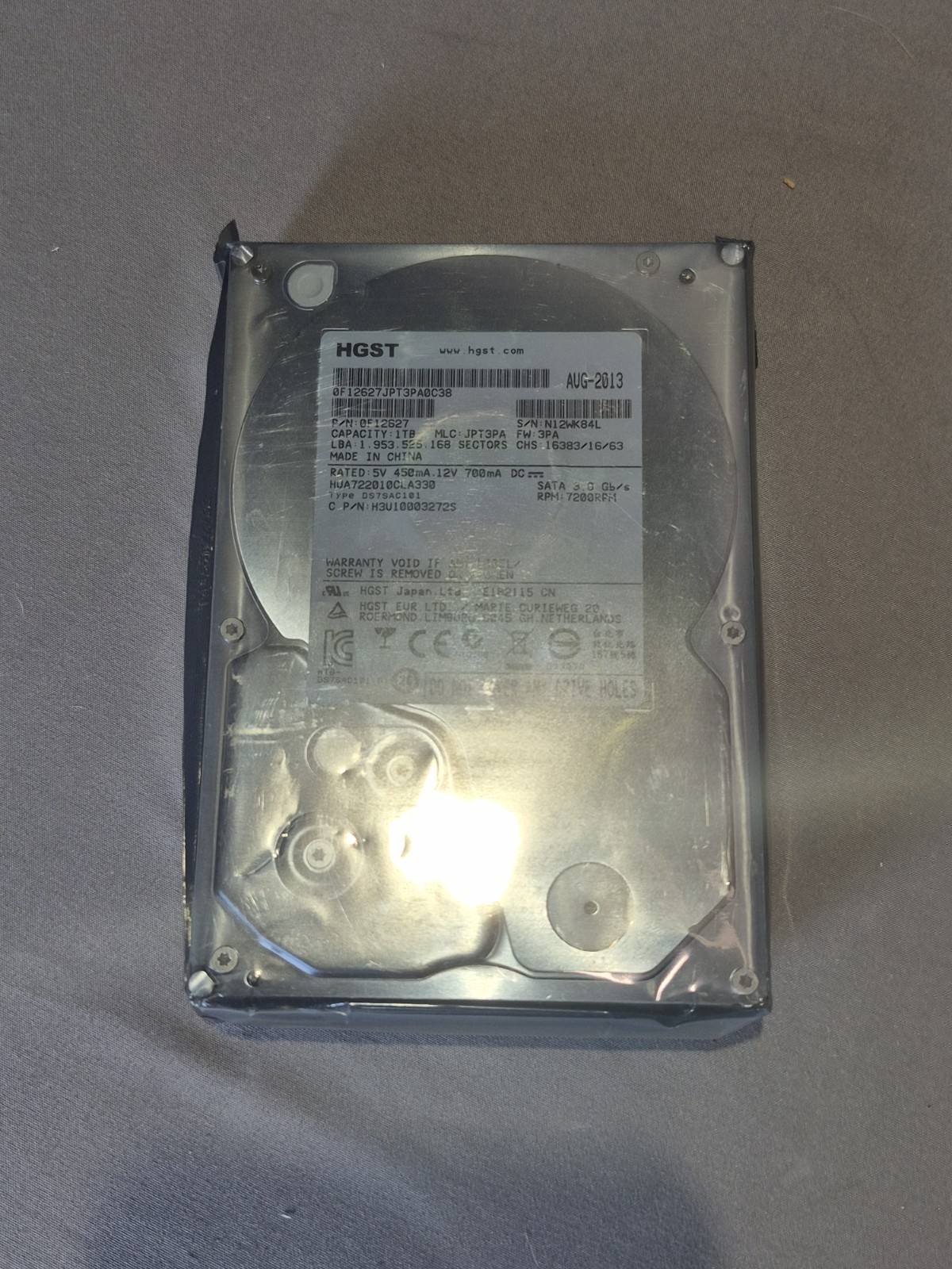HGST 1TB 0F12455 Hard Drive - NEW SEALED