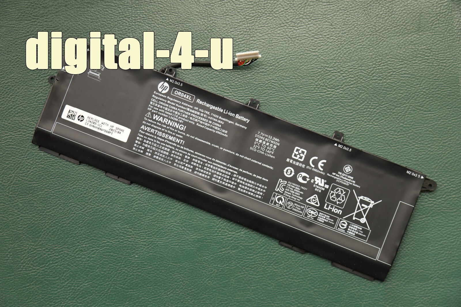 NEW Genuine OR04XL Battery for HP EliteBook X360 830 G6 L34449-005 L34209-1B1 