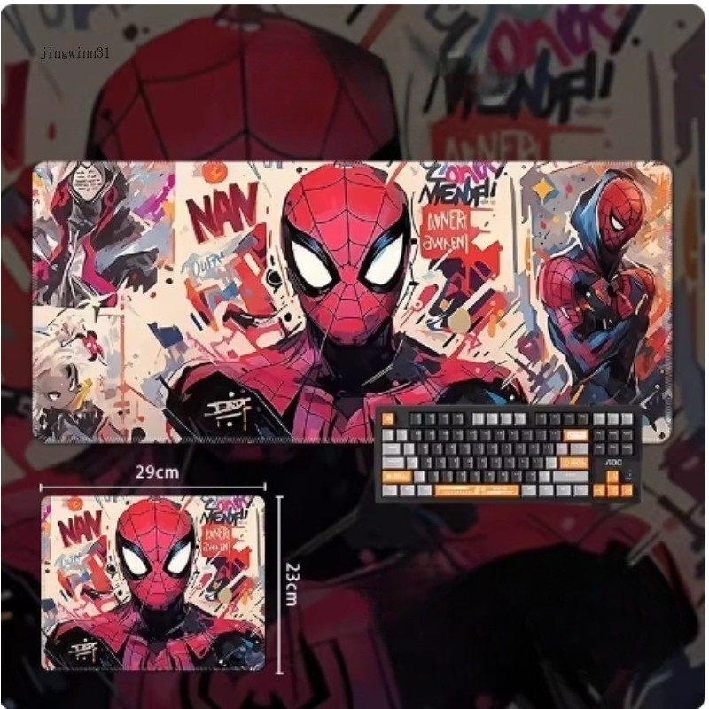 Spider Man Marvel Mouse Pad Extra Large Office Desk Pad Marvel Mouse Pad Desktop