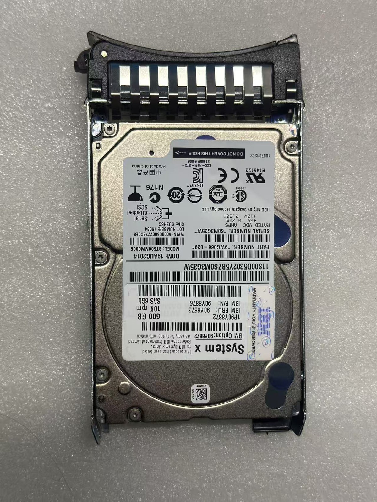 For IBM 49Y2004 90Y8873 600G 10K SAS 6G 2.5 M3 M4 Server Hard Drive