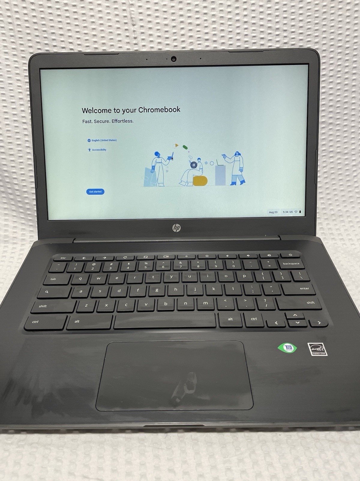 HP Chromebook 14.5 Inch Model TPN-Q216 Factory Reset