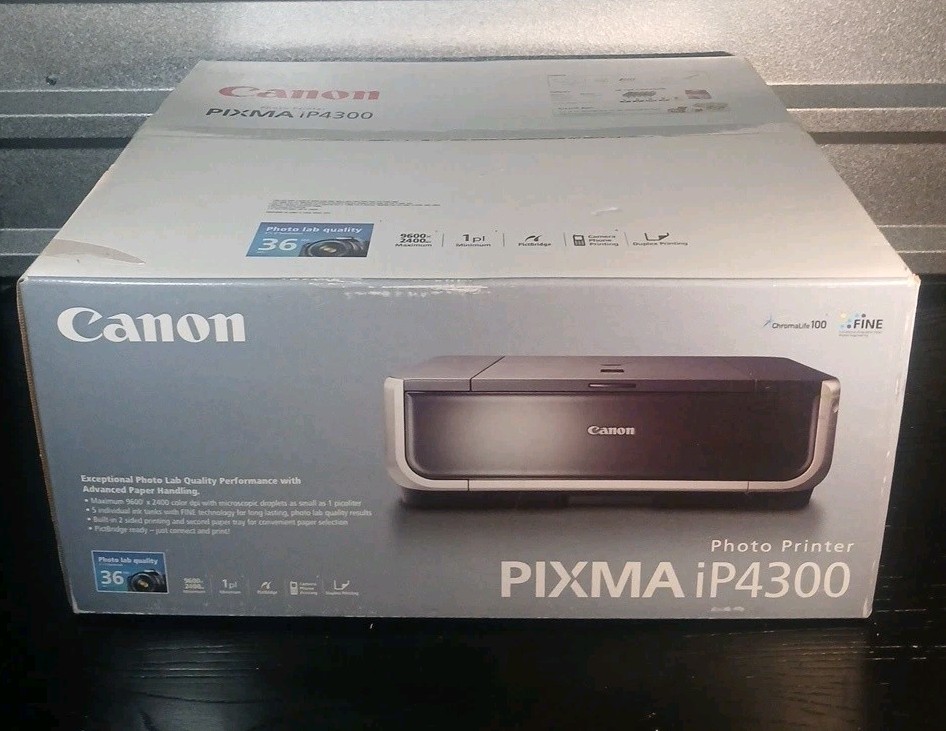 Canon PIXMA IP4300 Digital Photo Inkjet Printer