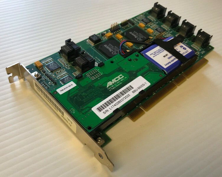 AMCC 3WARE 9500S-12 700-0160-01 ESCALADE BBU-9500S-1 SATA RAID CONTROLLER + Batt