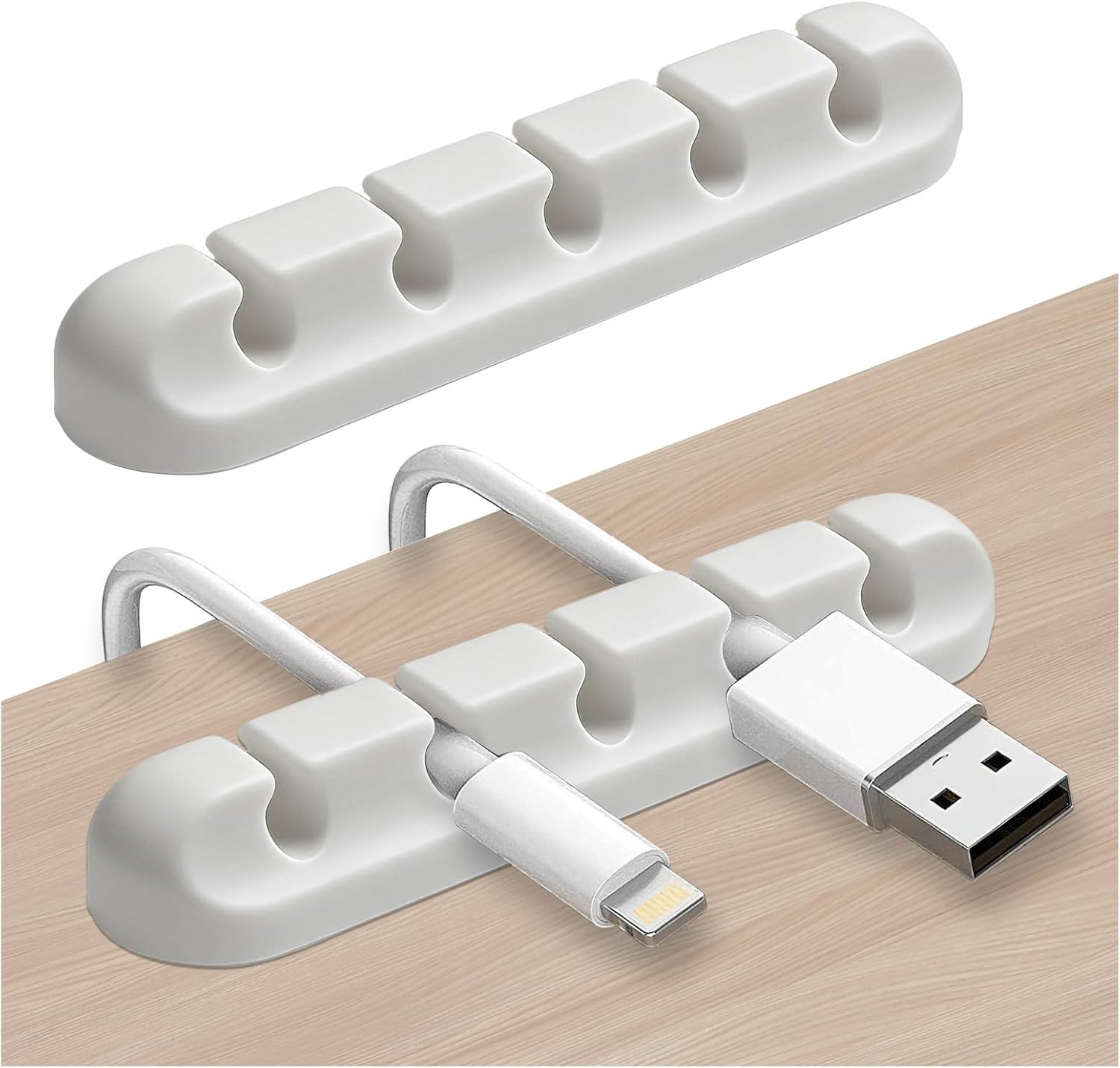 2 Packs Cable Clips, Cable Organizers for Cords, Cable Holder,Cord Organizer, Co