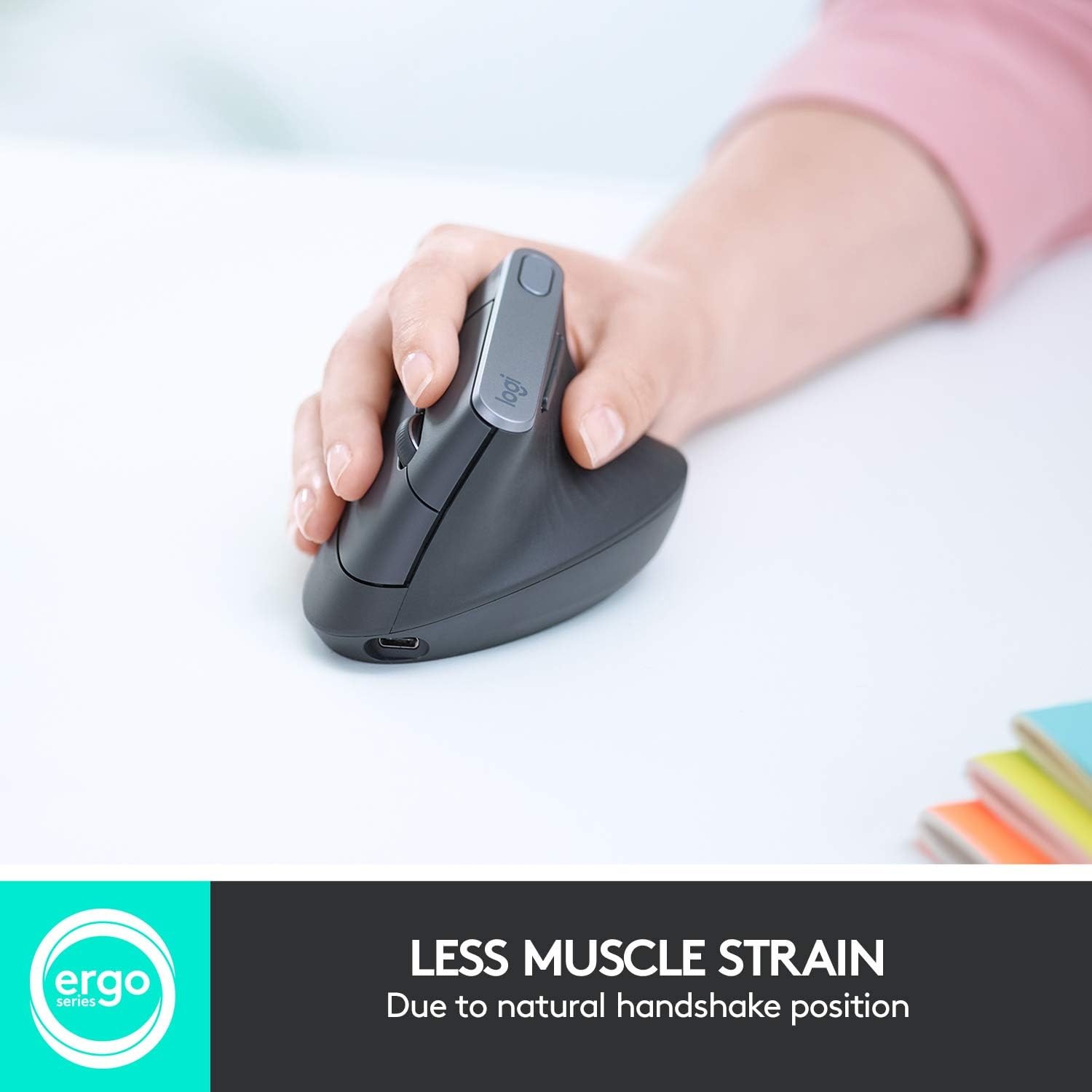 Logitech MX Vertical Advanced Ergonomic Wireless Mouse - NIB
