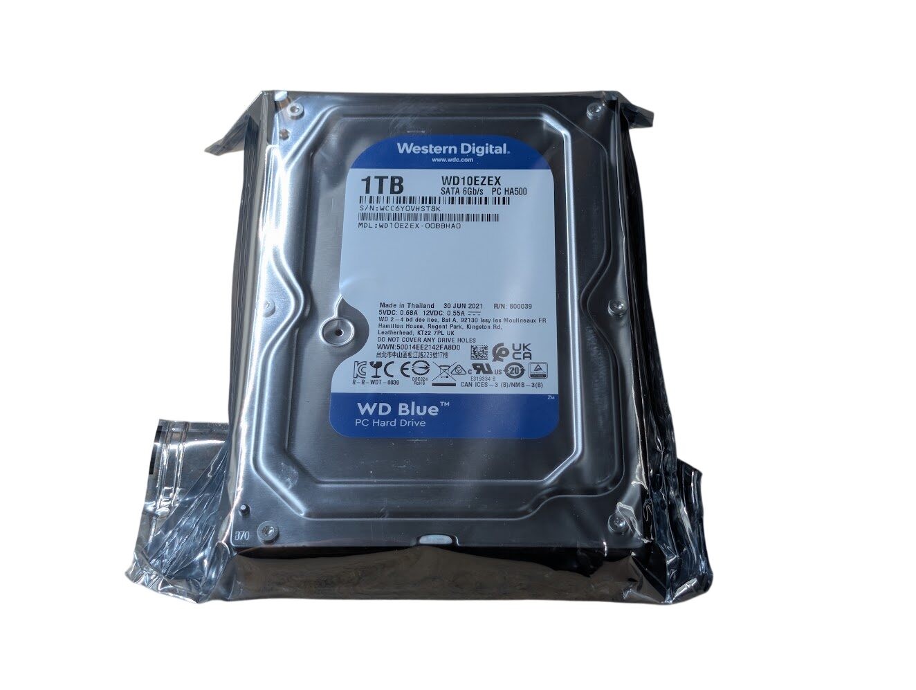 Western Digital 1TB WD10EZEX SATA 3.5" Hard Drive WD10EZEX-00BBHA0