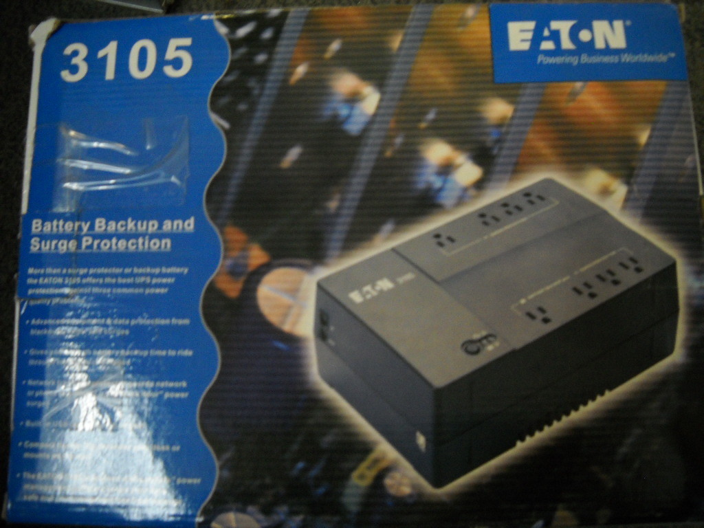 EATON 3105 UPS AND SURGE BATTERY BACKUP UNIT